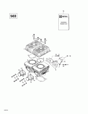 01- ,     (503) (01- Cylinder, Intake Exhaust Manifold (503))