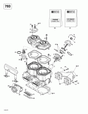 01- ,  ,   (793) (01- Cylinder, Exhaust Manifold, Reed Valve (793))