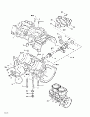 01-       (01- Crankcase, Water Pump And Oil Pump)