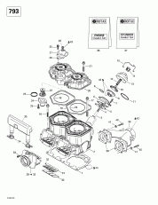 01- ,  ,   (793) (01- Cylinder, Exhaust Manifold, Reed Valve (793))