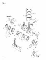 01-    (552) (01- Crankshaft And Pistons (552))