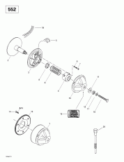 05-   (552) (05- Drive Pulley (552))
