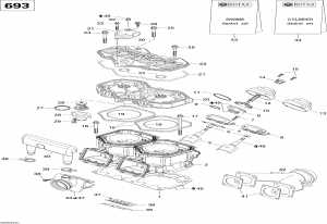 01- ,  ,   (693) (01- Cylinder, Exhaust Manifold, Reed Valve (693))