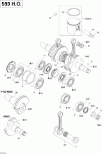 01-    (593 Ho) (01- Crankshaft And Pistons (593 Ho))