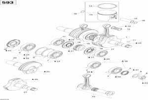 01-    (593) (01- Crankshaft And Pistons (593))