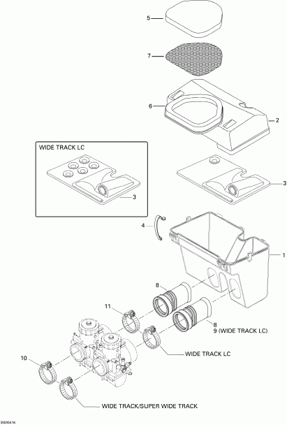 snowmobile - Air Intake System