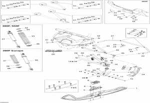 07-     Mx Z 550f (07- Front Suspension And Ski Mx Z 550f)