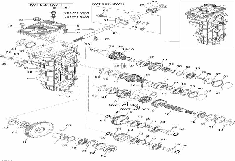 BRP - Transmission 550f Swt