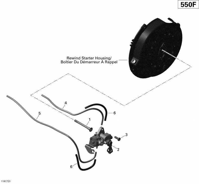 snowmobile SKIDOO TUNDRA WT 550F, 2018 - Oil Pump 550f