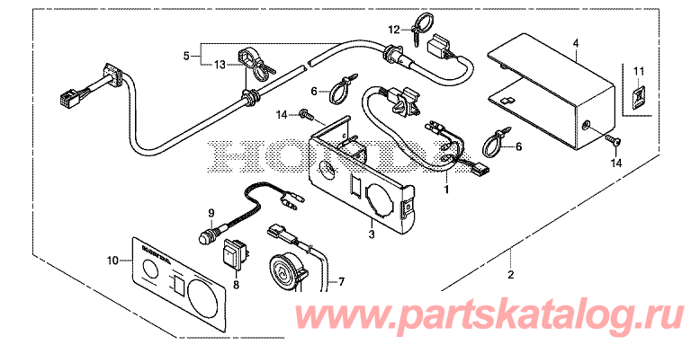 Бензиновый генератор HONDA EU70i RGT: - Fop-2 Ящик Дистанционного Управления -  Fop-2 Ящик Дистанционного Управления Электростанция  EU70i RGT: -  Fop-2 Ящик Дистанционного Управления - Fop-2 Ящик Дистанционного Управления