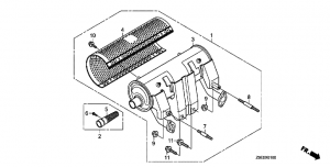 EOP-1 Muffler Kit (Выс.-R) (EOP-1 Muffler Kit (Hight Right))