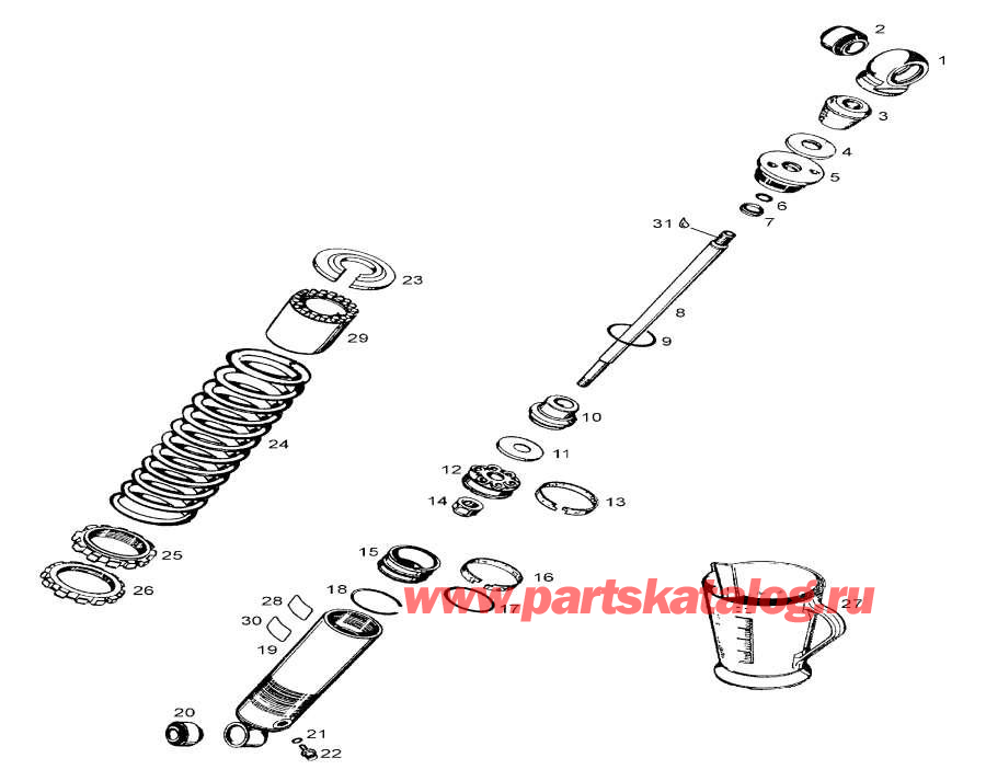 Snowmobile lynx  -   - Front Suspension
