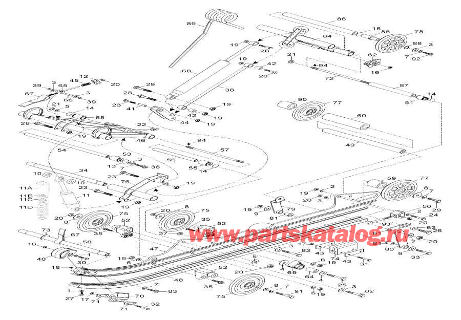 Snow mobile   -  ,Rear Suspension