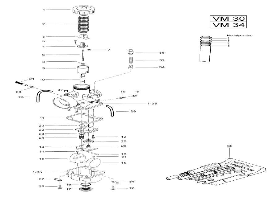 Snowmobile lynx  - Carburetor