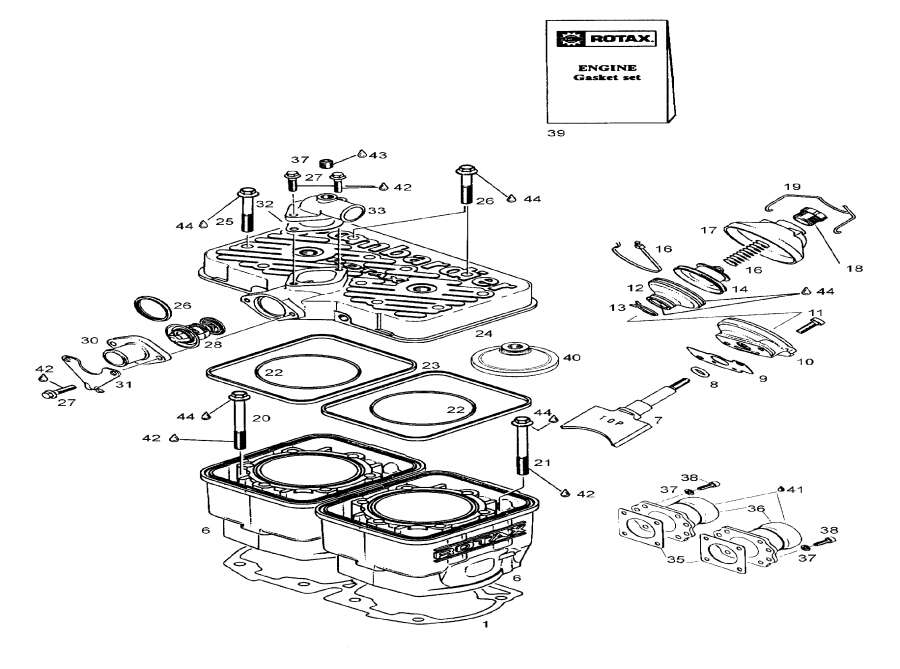 Snow mobile lynx  - Crankshaft Assy /   