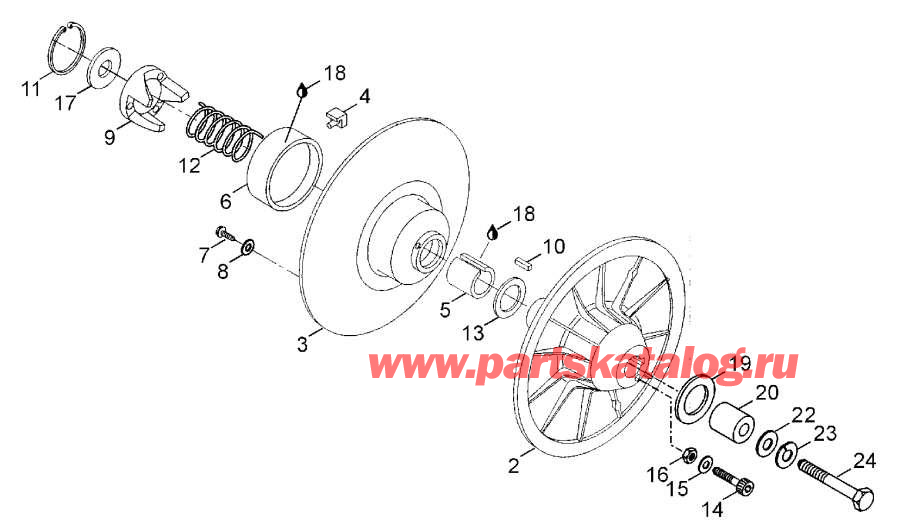 Snowmobiles   - Rear Suspension