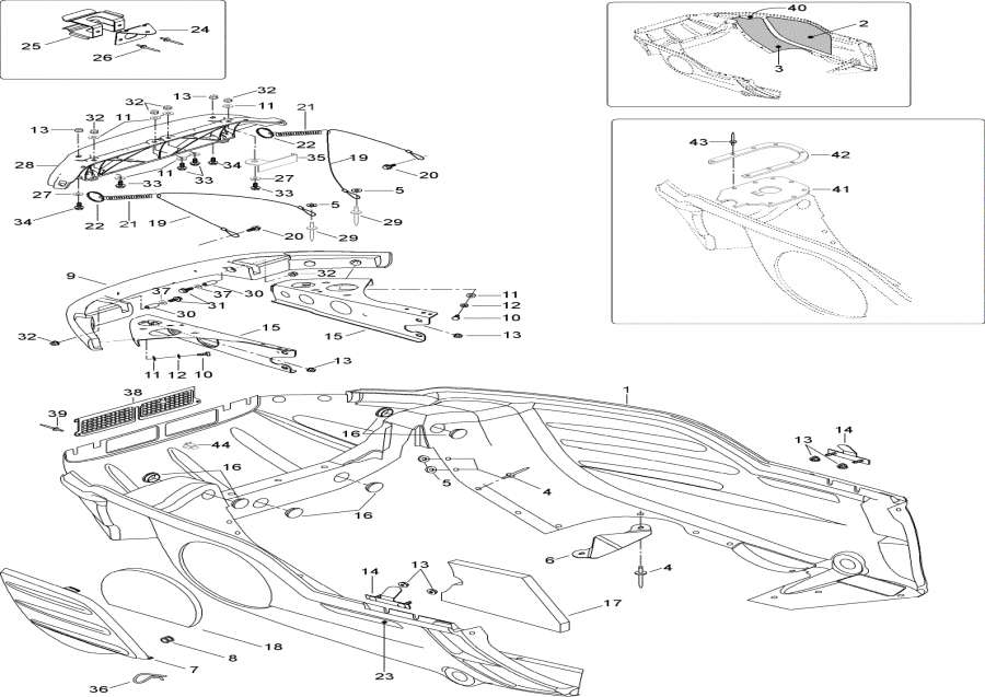Snowmobile   - Bottom Pan
