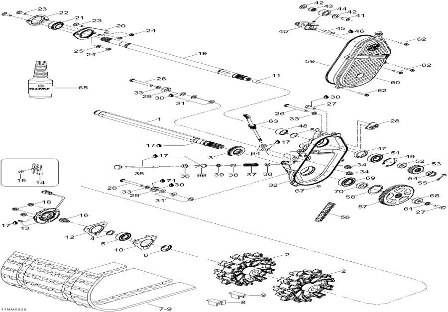 Snow mobile lynx  - Drive System - Drive System