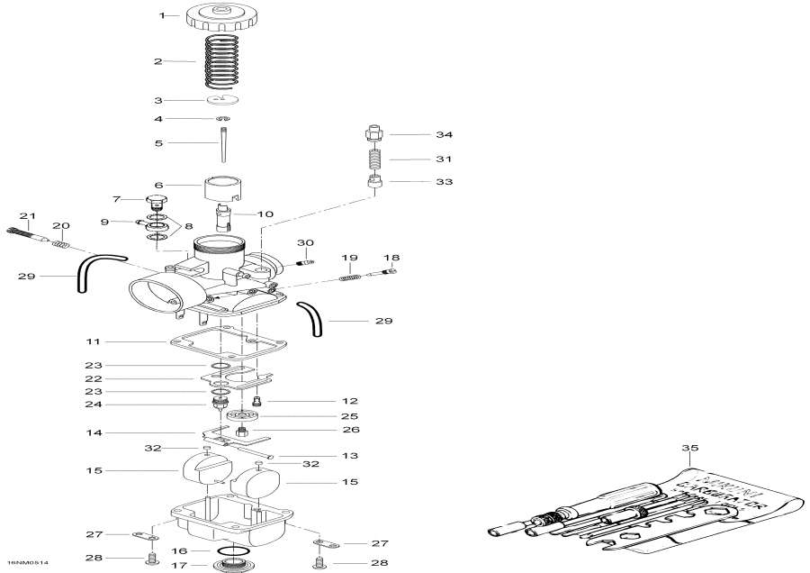 Snowmobiles   - ,Carburetor