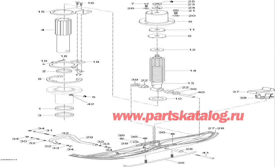    - Front Suspension And Ski -    