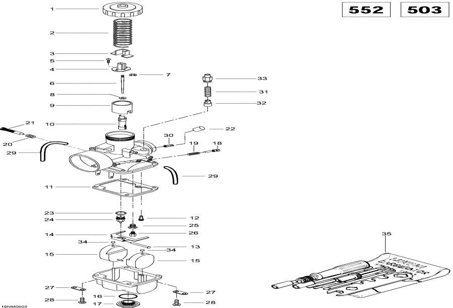 Snowmobile   - Carburetor, 5900fce / , 5900fce