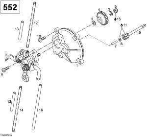 01-  , 552 (01- Oil Pump, 552)