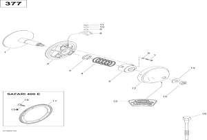 05-  , 400 (05- Drive Pulley, 400)