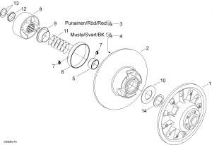 05-   (05- Driven Pulley)