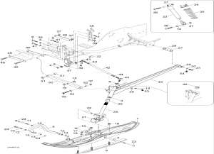 07-    , 400, 400e (07- Front Suspension And Ski, 400, 400e)