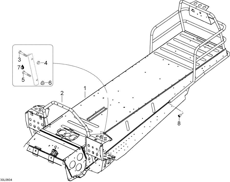 Snowmobiles lynx  - Frame,