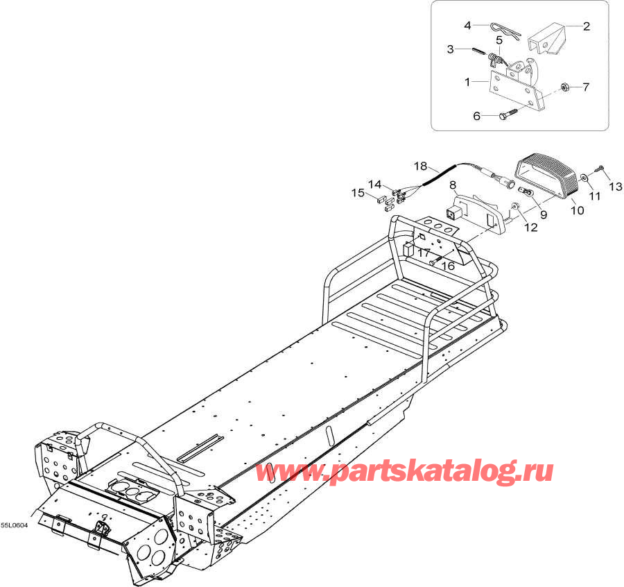 Snowmobiles lynx  - Rack - Rack