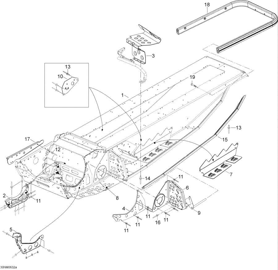 Snowmobiles Lynx  - ,Frame