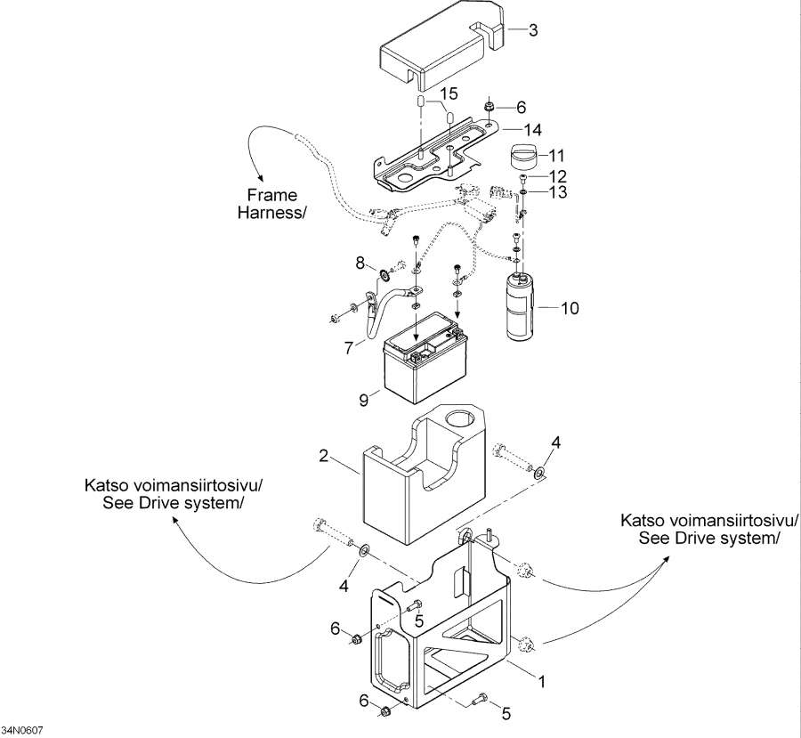 Snow mobile lynx  - Electrical System -  System