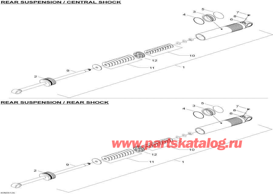  Lynx  - Take Apart Shock, Rear