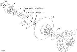 05-   (05- Driven Pulley)