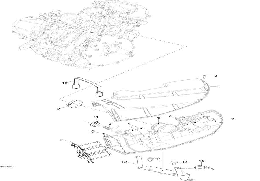 Snow mobile lynx  - Air Intake System