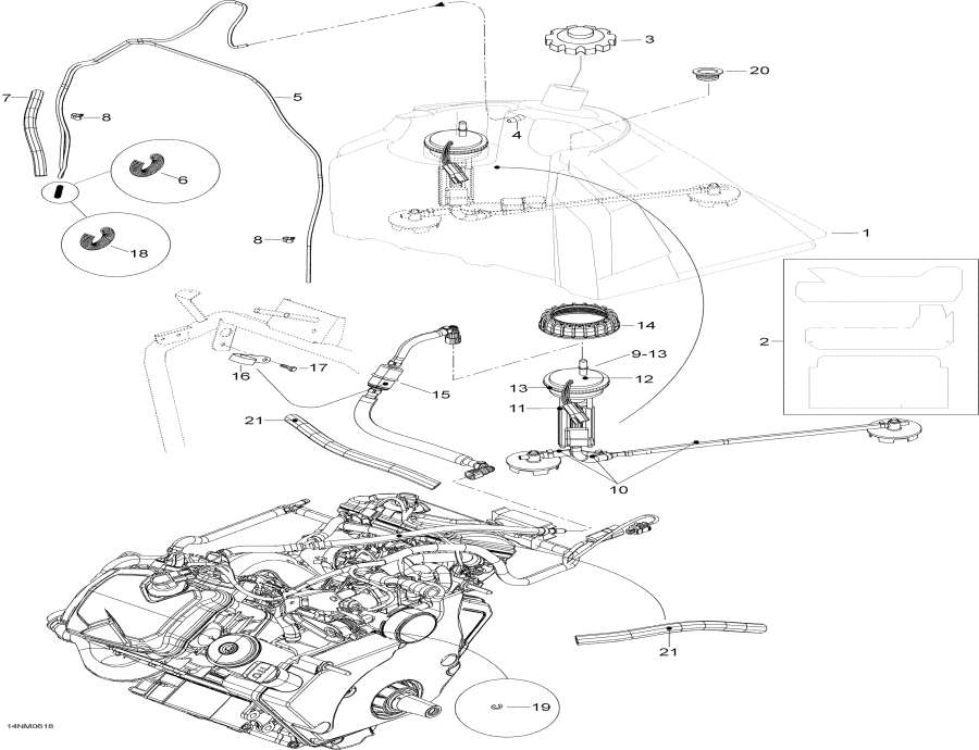 Snow mobile   - Fuel System /  