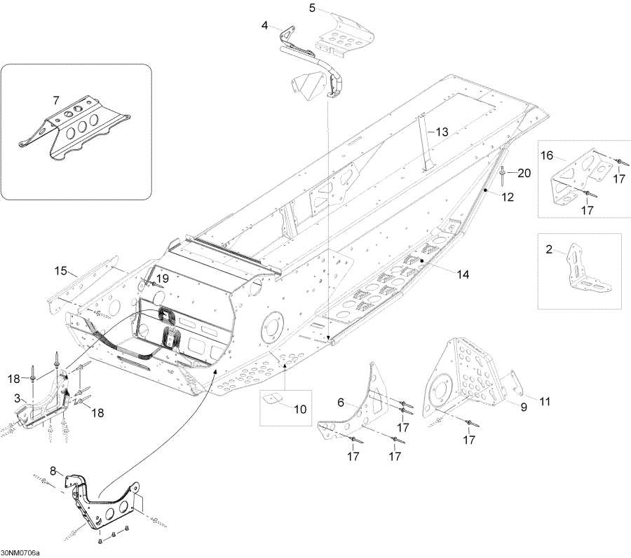 Snow mobile   - Frame