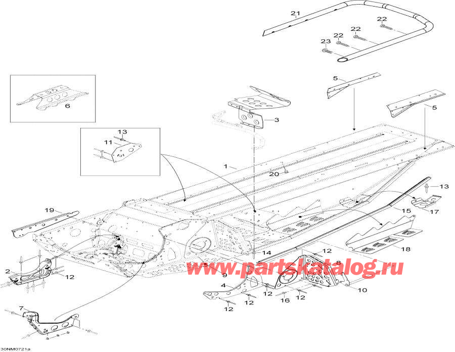 Snowmobiles   - Frame