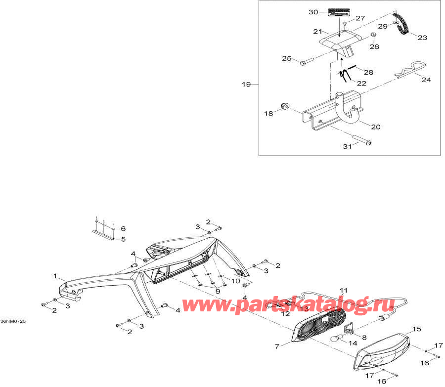 Snowmobiles   - Luggage Rack - Luggage Rack