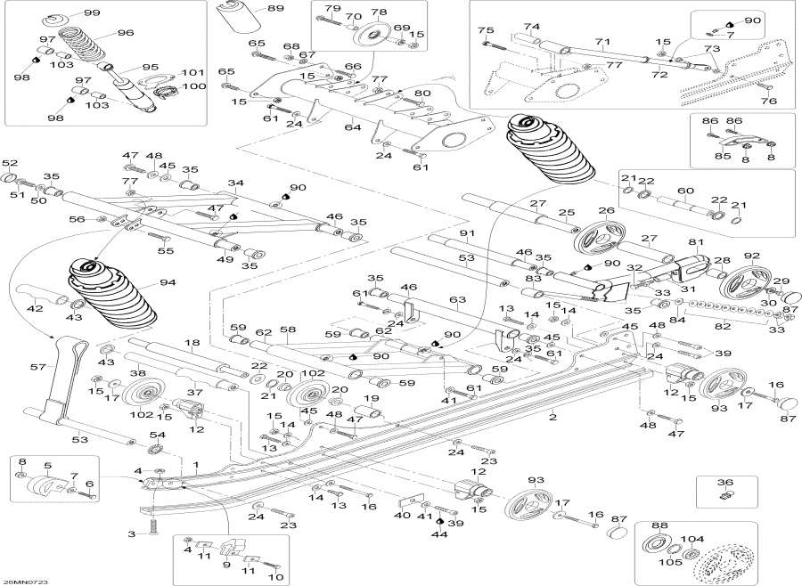 Snowmobiles   -   / Rear Suspension