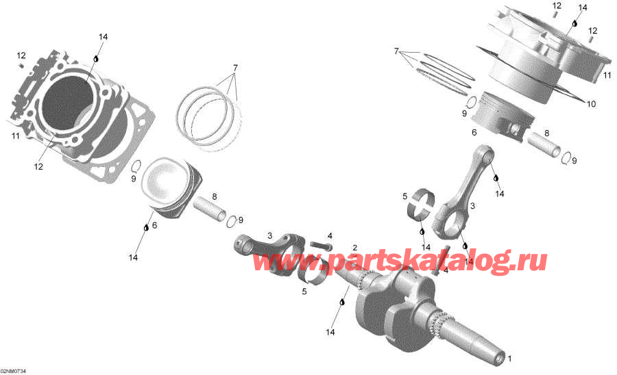    -    / Cylinder And Crankshaft