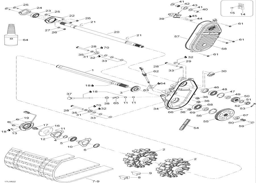  Lynx  - Drive Axle  Track - Drive Axle And Track