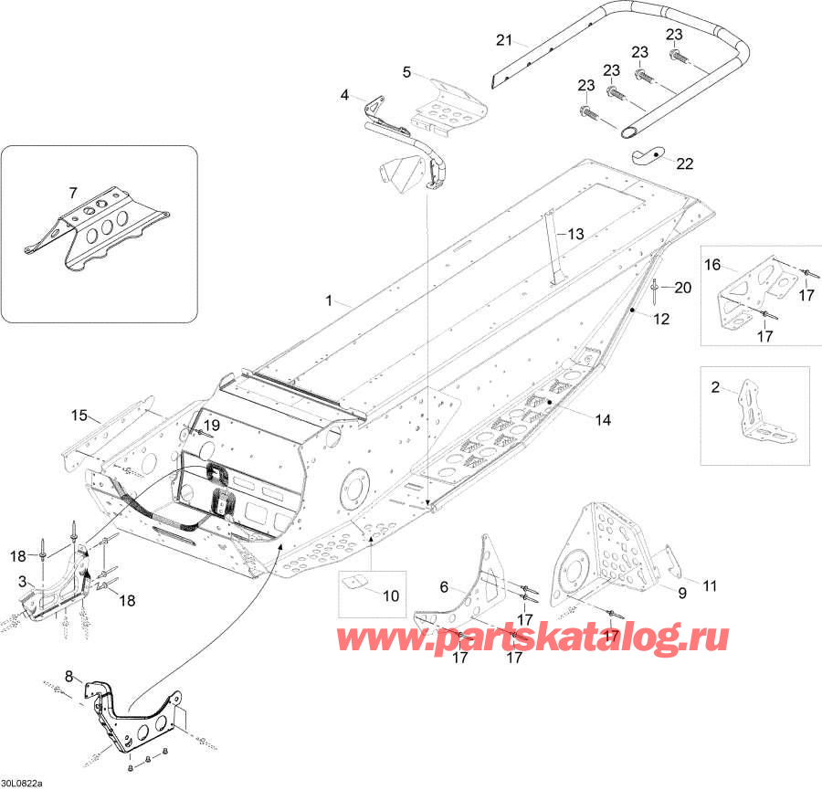 Snow mobile   - Frame - 