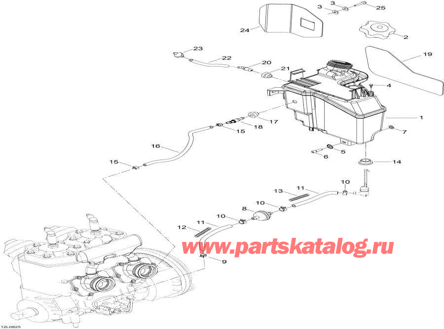  lynx  - Oil Tank And Support -    Sport