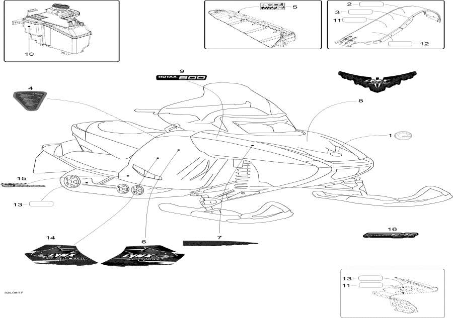 Snowmobiles lynx  - 