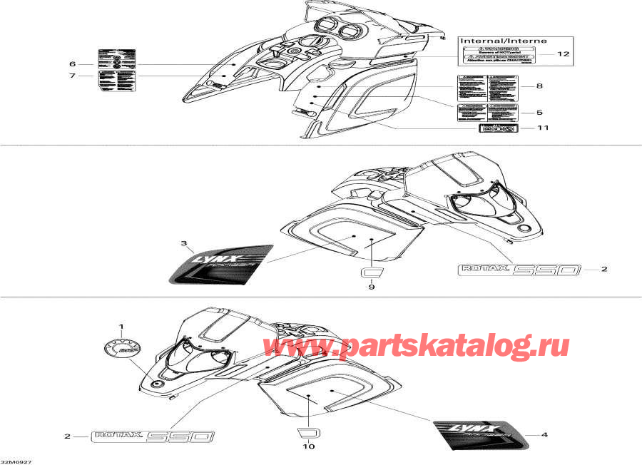 Snowmobiles   - Decals - 
