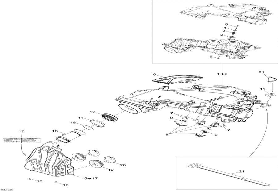 Snow mobile   - Air Intake System - Air   System