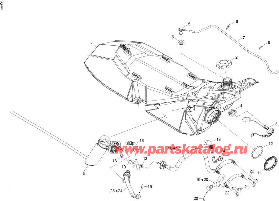 Snowmobile   - Fuel System /  