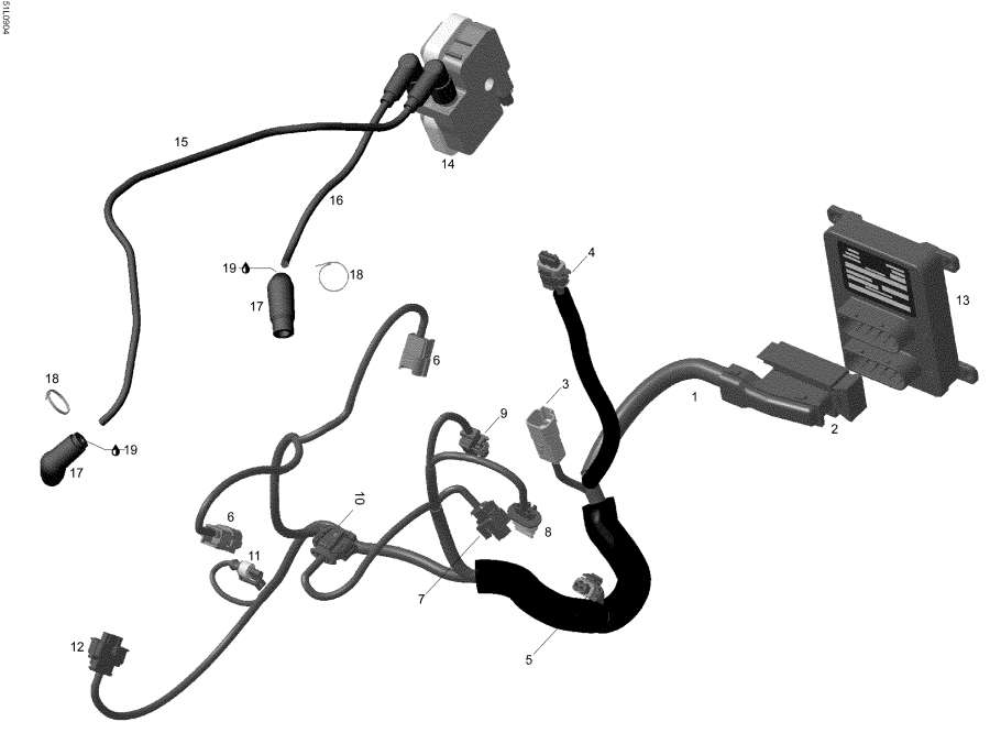  lynx  -     Electronic Module - Engine Harness And Electronic Module